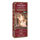 Surya Brasil Henna Dark Brown Cream packaging highlights natural, non-toxic hair color.