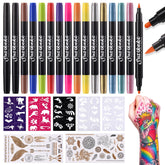 SUSIKEKI dual-ended tattoo pen for precise lines and bold skin art.