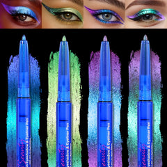 SUSIKEKI front view of chameleon eyeshadow-pencil-set shows dual-color versatility for bold looks.