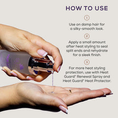 SUTRA Heat Guard finish after styling for smooth, frizz-free results