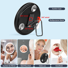 Suupvaor lighted mirror with 3-color modes tailored lighting for makeup tasks.