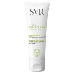 SVR Sebiaclear Moisturizing Face Cream bottle for daily hydration on oily sensitive skin.