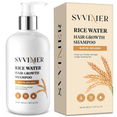 Svvimer rice water shampoo bottle for convenient daily nourishment