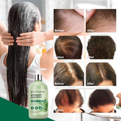 Svvimer Rosemary Shampoo label close-up with Biotin and Tea Tree Oil benefits