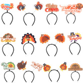Swakuta Thanksgiving headbands 12 pieces ready for party photos and group fun