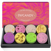 SWCANDY Shower Steamers in packaged gift form deliver a ready-to-gift aromatherapy experience