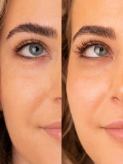 SWEED eyelash-growth-serum tube-brush scene emphasizes 3 ml compact size.