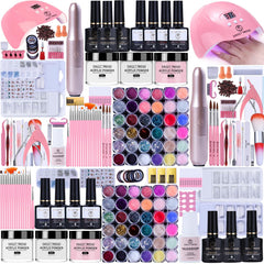 Sweet Trend acrylic nail kit bundle shows a complete beginners home salon setup for creative nails