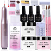 Sweet Trend acrylic nail kit powder 20g delivers smooth, even coverage for beginners.