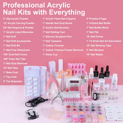Sweet Trend pink acrylic powder 20g shown for natural-looking overlays and blends.