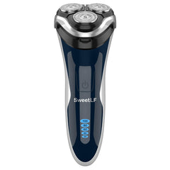 SweetLF electric razor men front view in navy blue for quick, precise daily shaving.