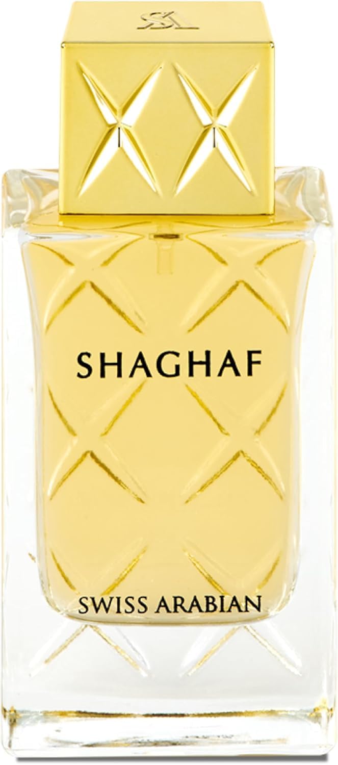 Swiss Arabian Shaghaf feminine bottle front showing luxury packaging for gifting