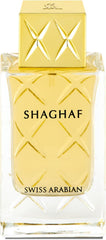 Swiss Arabian Shaghaf feminine bottle front showing luxury packaging for gifting