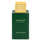 Swiss Arabian Shaghaf Oud Royale bottle for long-lasting elegance suitable for evening wear.