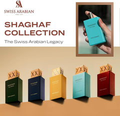 Swiss Arabian Shaghaf Oud Tonka label front emphasizes authentic branding