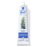 SwissJust Juniper Massage Cream tube ready for quick muscle relief after activity.