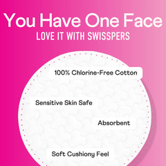 Swisspers rounds are hypoallergenic and dermatologist-tested for sensitive skin.