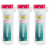 Swisspers premium exfoliating cotton rounds pack-3 ready for at-home use.
