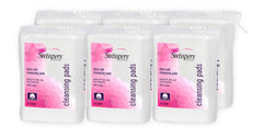 Swisspers Premium Facial Cleansing Pad packaging with resealable bags for easy storage and freshness.