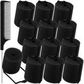Syhood foam rollers 12 pcs for gentle heat-free curls overnight.