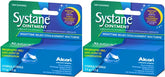 Systane Lub Eye Nightime Ointment 2-pack box shows new packaging for convenient storage.