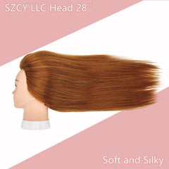 SZCY LLC 180% density thick hair for fuller training styles