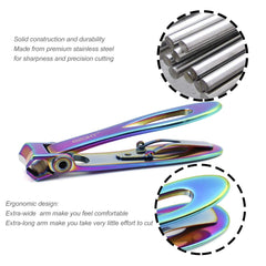 SZQHT Thick-nails clippers close-up shows cutting power for tough nails.