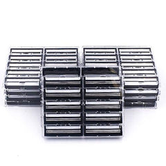 Taconic Shave 100 twin-blade cartridges bulk pack for long-lasting refills and savings.
