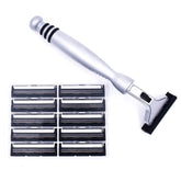 Taconic Shave all-metal heavyweight chrome razor handle shows premium durability for daily use