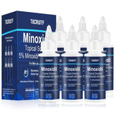 Tacruitf 5% Minoxidil Biotin bottle shown for fuller-looking hair.