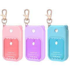 taessv hand sanitizer case pink close shows quick access and cute style
