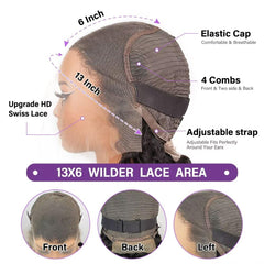 Tagota 200 density lace front wig demonstrates fullness.