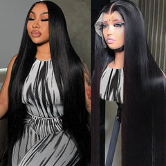 TAIKOU 30-Inch lace-front wig front view for natural length and everyday styling.