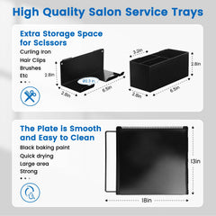 Takeashine hair-extension-tray braiding-edges shows convenient area for coloring and extensions.