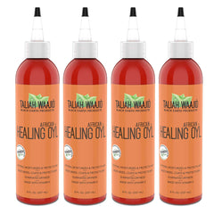 Taliah Waajid African Healing Oyl for hair application and added shine.