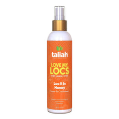 Love My Locs honey hibiscus scent image highlights refreshing aroma and scalp-soothing feel.