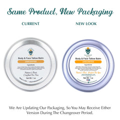 Tallowbourn beef tallow balm face application demonstrates deep hydration without greasy feel.