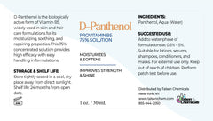 Talsen D-Panthenol75 serum-application highlights hydrated skin feel.