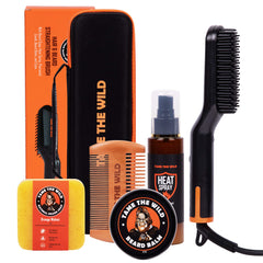 Tame the Wild heated beard brush for smooth styling with even heat