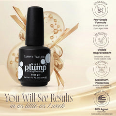 Tammy Taylor Plump nail-profile closeup reveals ridge-filling and glossy finish potential