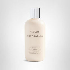 Tan-Luxe Gradual bottle with vegan, cruelty-free branding