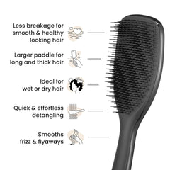 Tangle Teezer Large Ultimate Detangler for wet and dry hair makes detangling easy with gentle glide