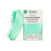 Tangle Teezer Original Detangler mini Paradise Green close-up teeth for gentle detangling.