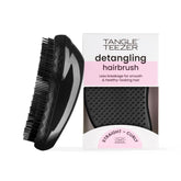 Tangle Teezer Original Detangler Panther Black front view for easy detangling anywhere