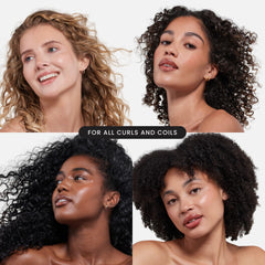 Tangle Teezer detangler on wet hair for smoother curls