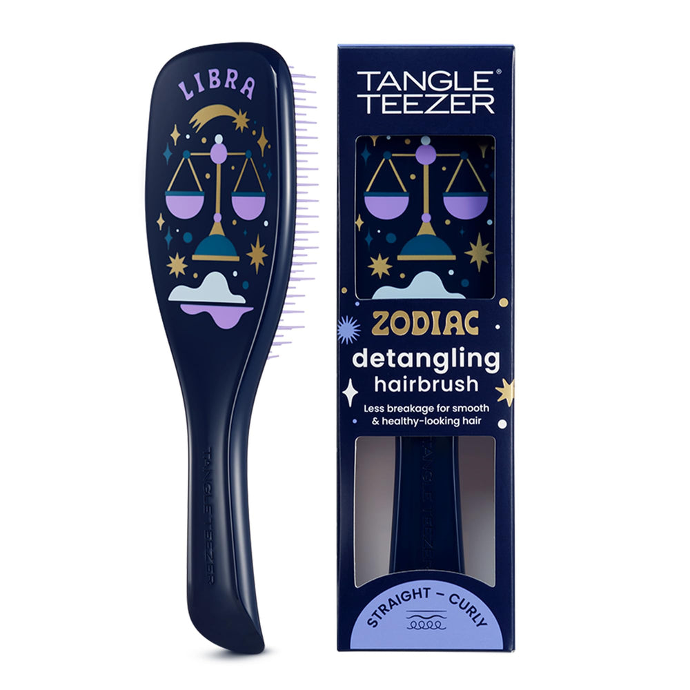 Tangle Teezer Libra detangler close-up of two-tier teeth easing knots