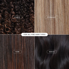 Tangle Teezer Fine & Fragile Ultimate Detangler on wet hair closeup for smooth detangling.