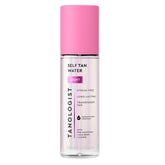 Tanologist Light Self Tan Water bottle shows a clear, mess-free glow with natural bronze results.