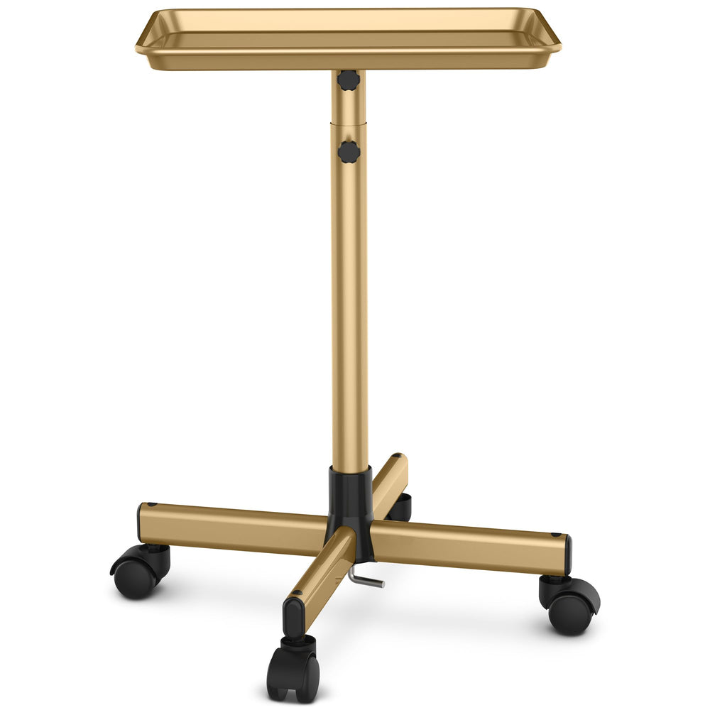 TASALON premium salon tray on wheels in action for mobile organization and quick tool access.
