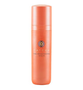 TATCHA Brightening Serum bottle closeup highlighting time-release vitamin C benefits.